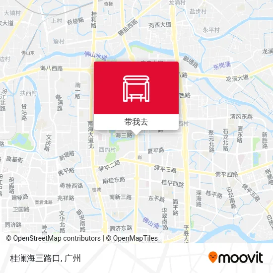 桂澜海三路口地图