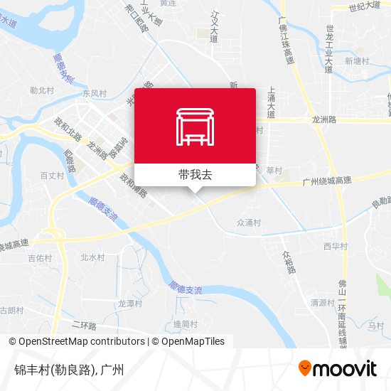 锦丰村(勒良路)地图