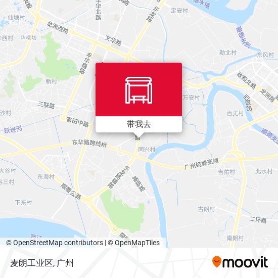 麦朗工业区地图