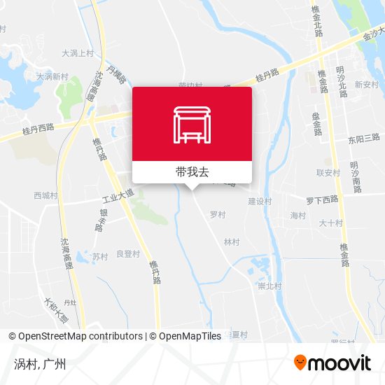 涡村地图