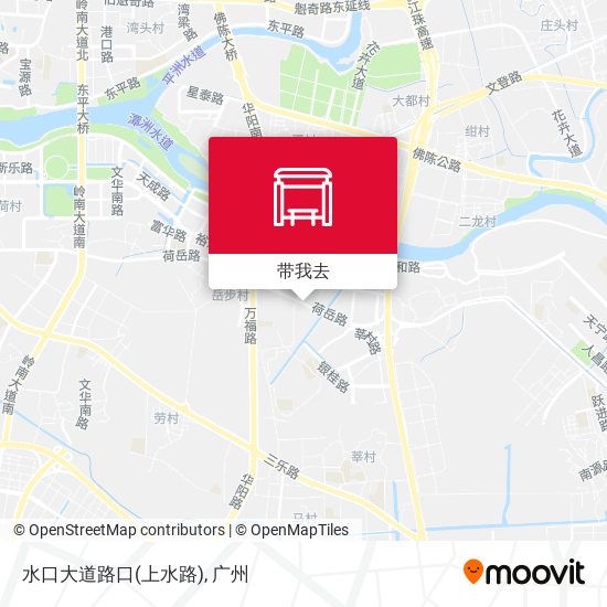 水口大道路口(上水路)地图