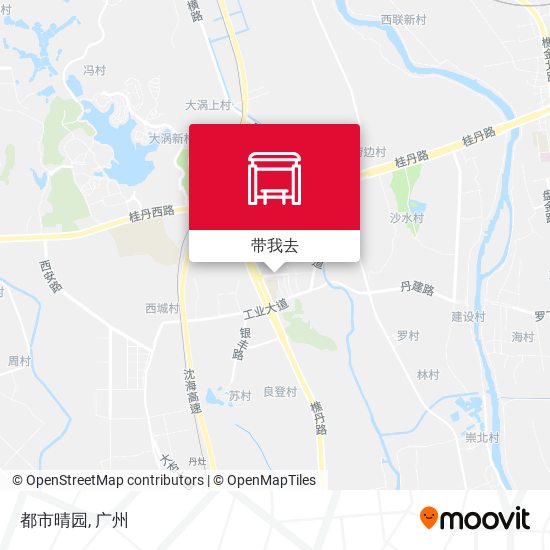 都市晴园地图