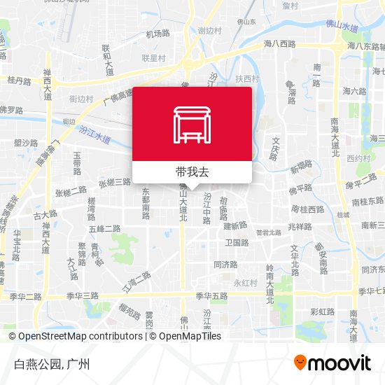 白燕公园地图