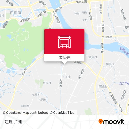 江尾地图