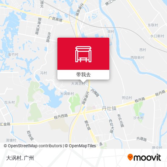 大涡村地图