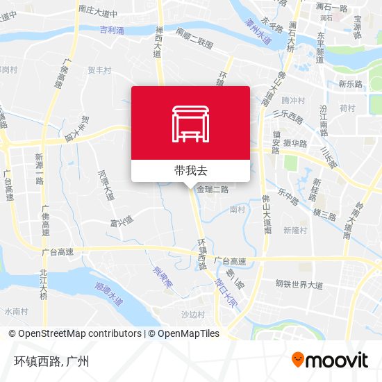 环镇西路地图