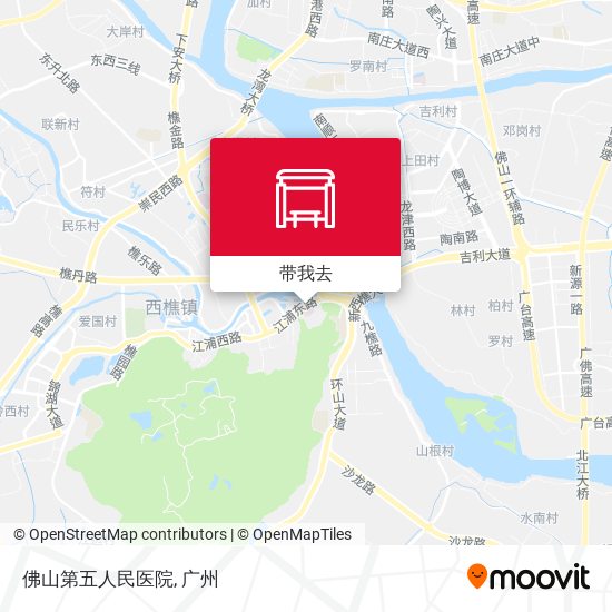 佛山第五人民医院地图