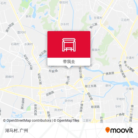 湖马村地图