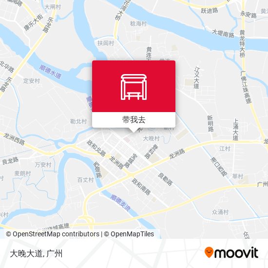 大晚大道地图