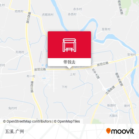 五溪地图