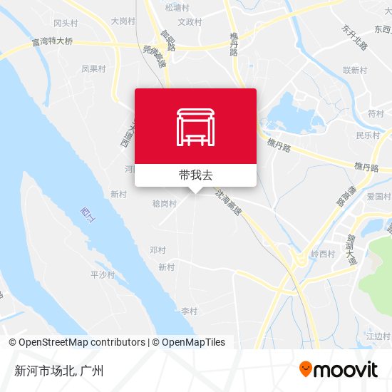 新河市场北地图