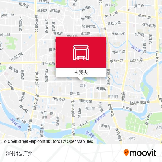 深村北地图