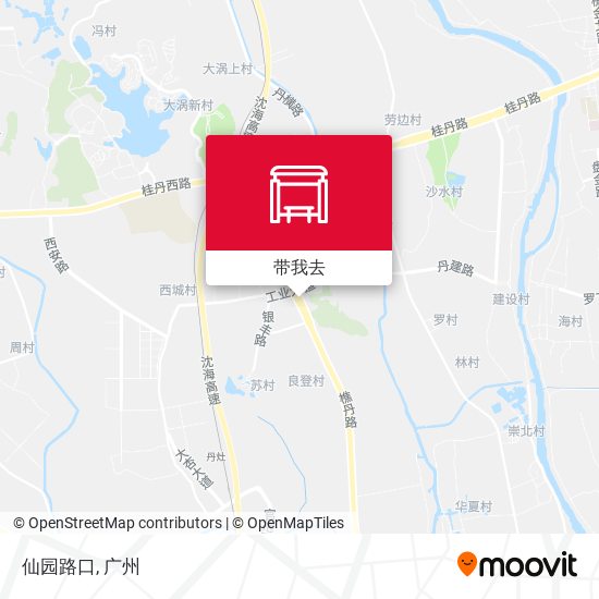 仙园路口地图