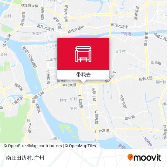 南庄田边村地图