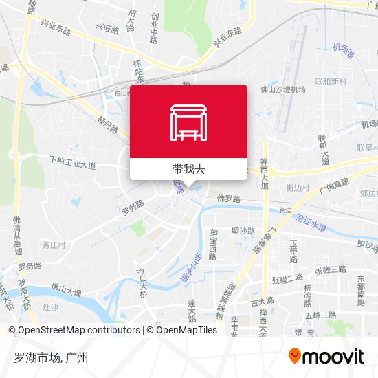 罗湖市场地图
