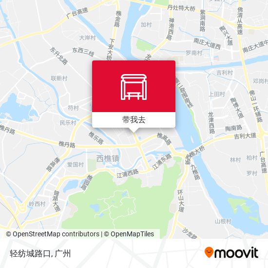 轻纺城路口地图