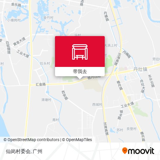 仙岗村委会地图