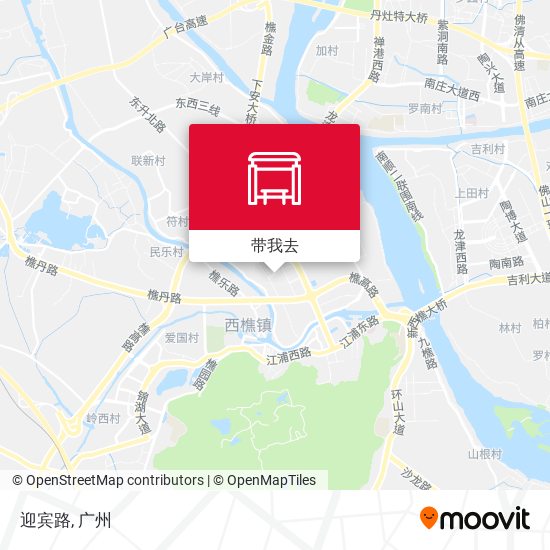 迎宾路地图