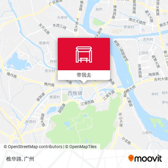 樵华路地图