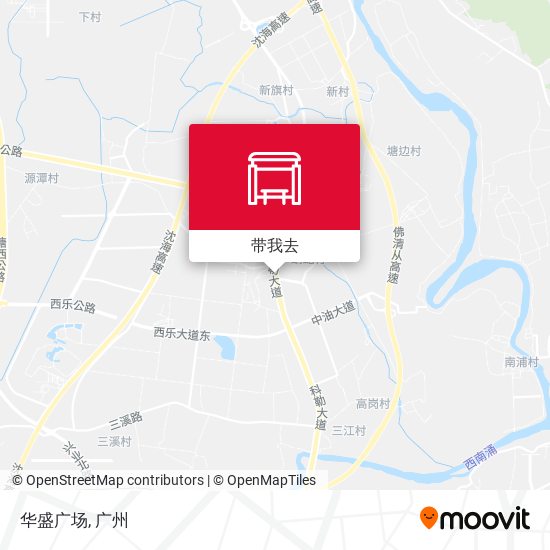 华盛广场地图