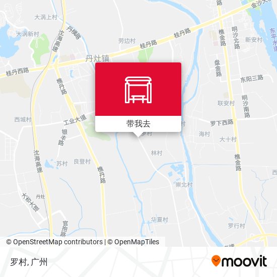 罗村地图