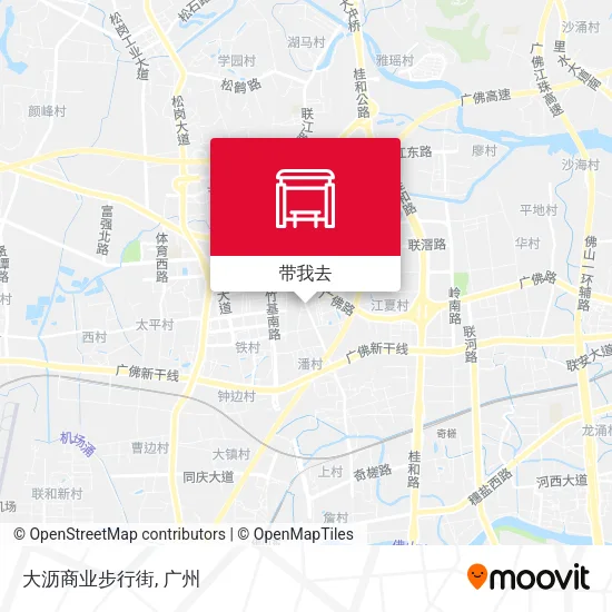 大沥商业步行街地图