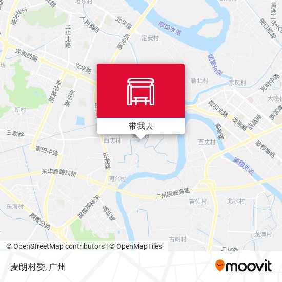 麦朗村委地图