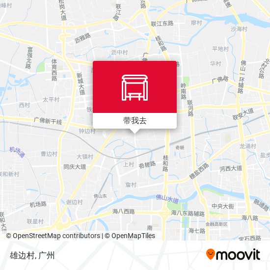 雄边村地图