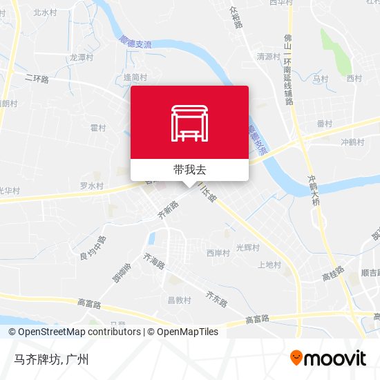 马齐牌坊地图