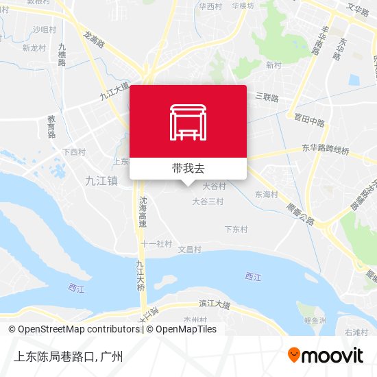 上东陈局巷路口地图