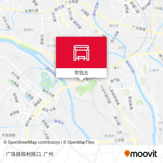 广珠路陈村路口地图