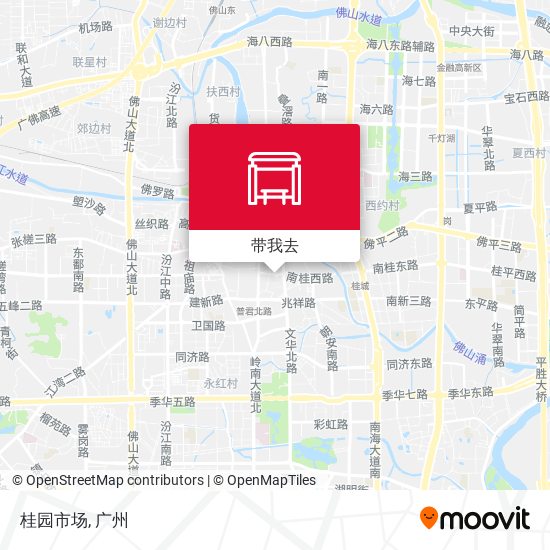 桂园市场地图