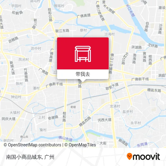 南国小商品城东地图