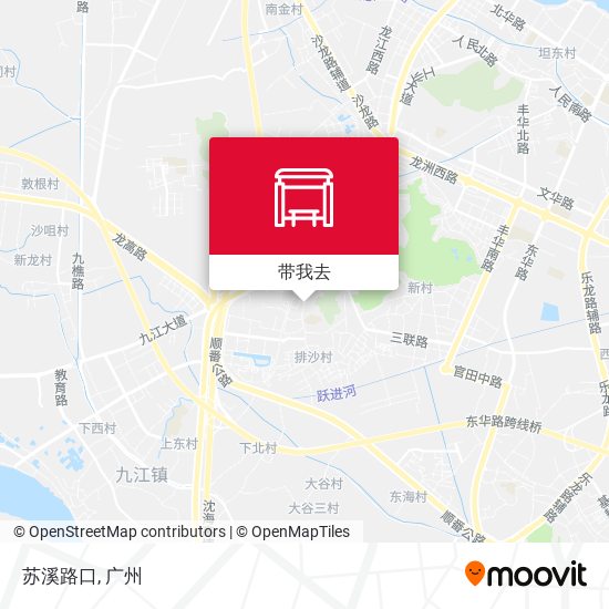 苏溪路口地图