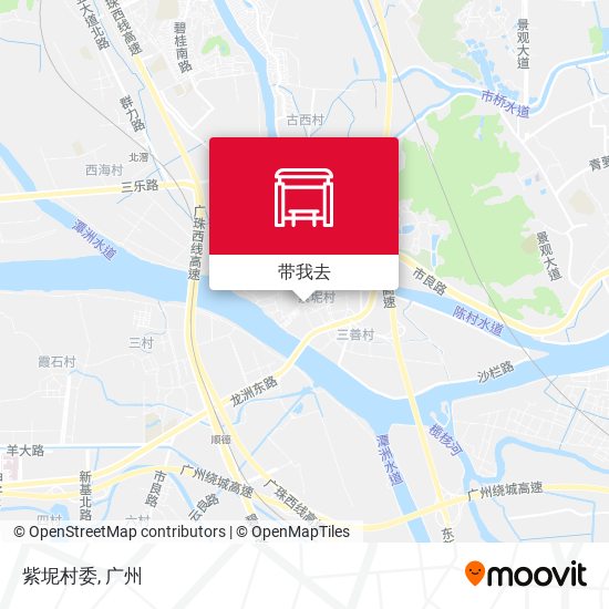 紫坭村委地图