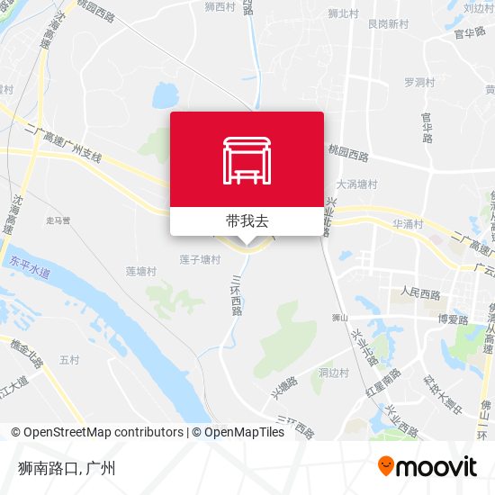 狮南路口地图