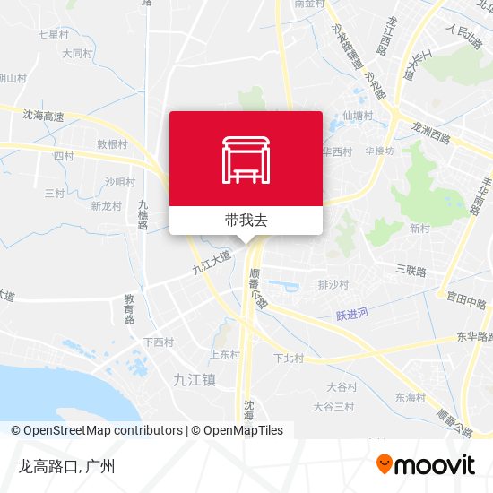 龙高路口地图