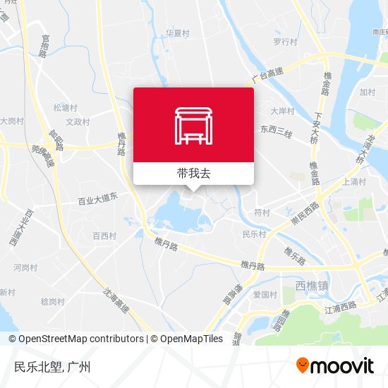 民乐北塱地图