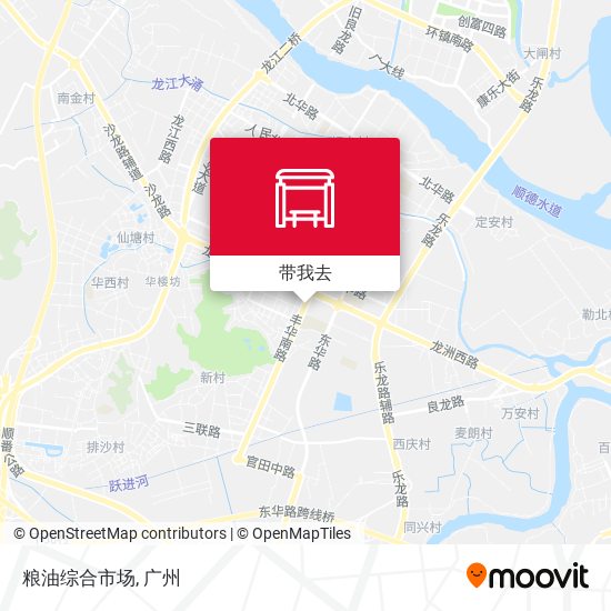粮油综合市场地图