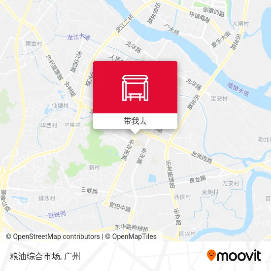 粮油综合市场地图