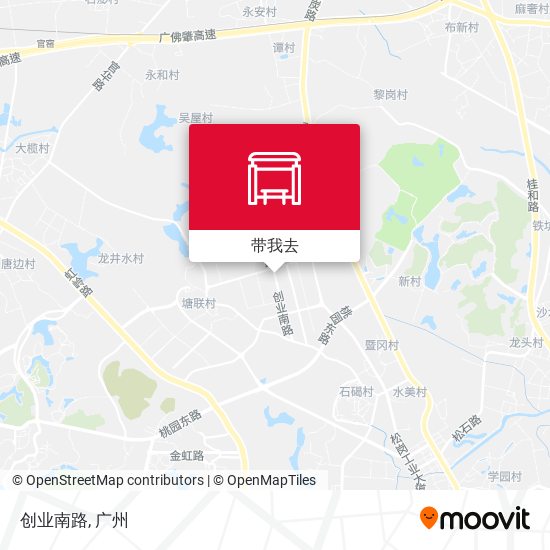 创业南路地图