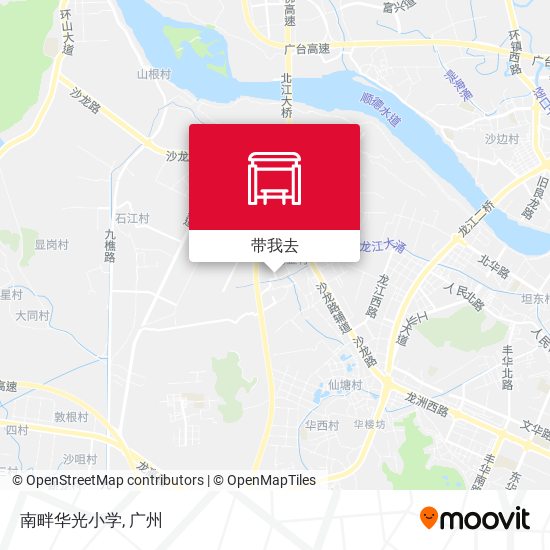 南畔华光小学地图