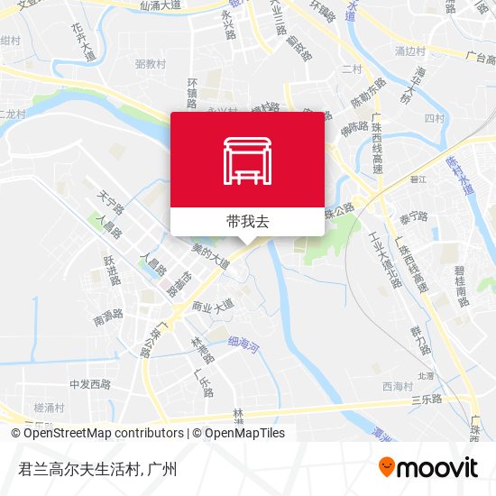 君兰高尔夫生活村地图