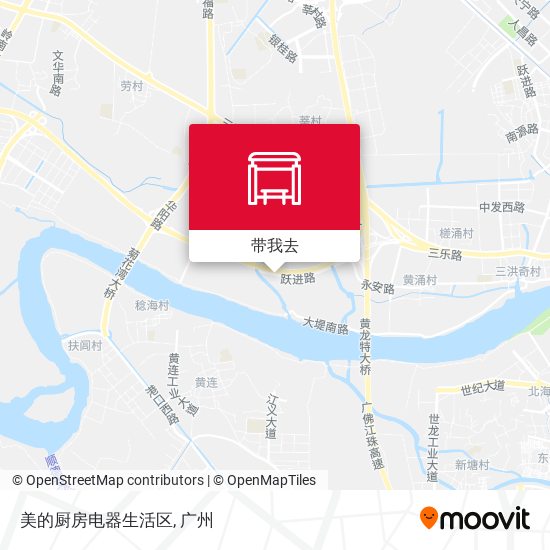 美的厨房电器生活区地图