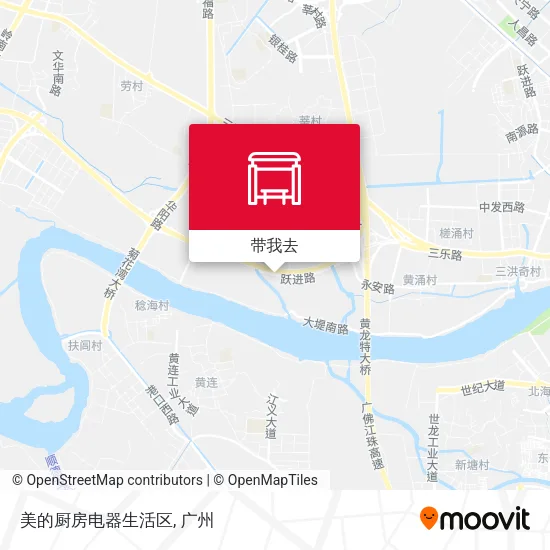 美的厨房电器生活区地图