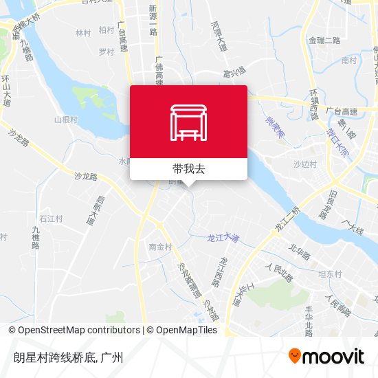朗星村跨线桥底地图