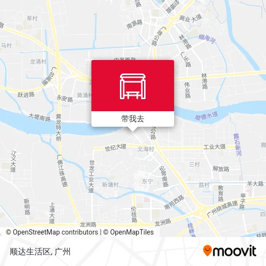 顺达生活区地图