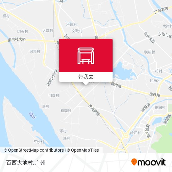 百西大地村地图