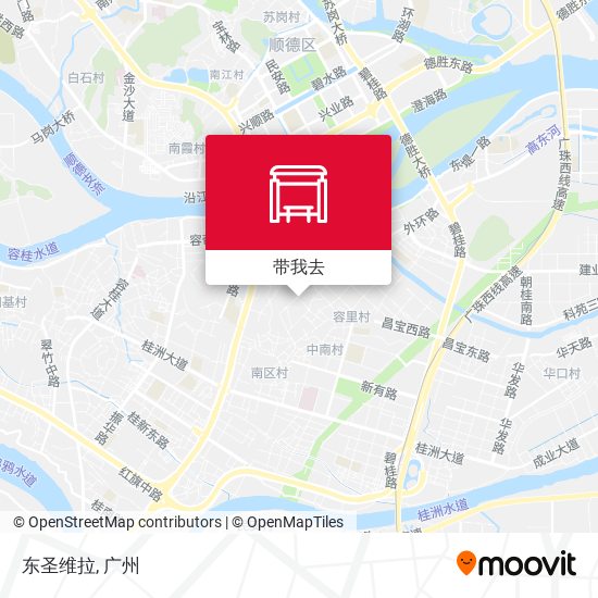 东圣维拉地图