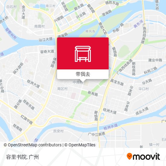 容里书院地图